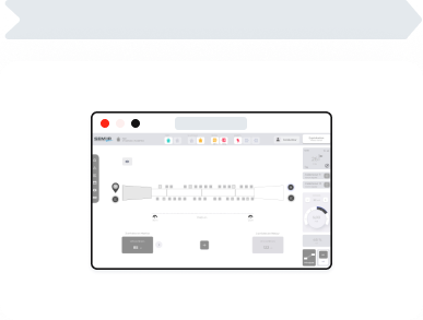 Illustration de la prestation de wireframe en design UX/UI.