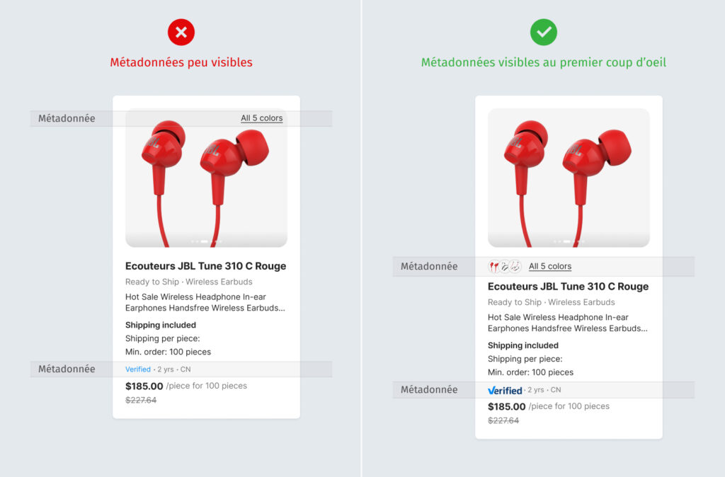 Exemple de métadonnées