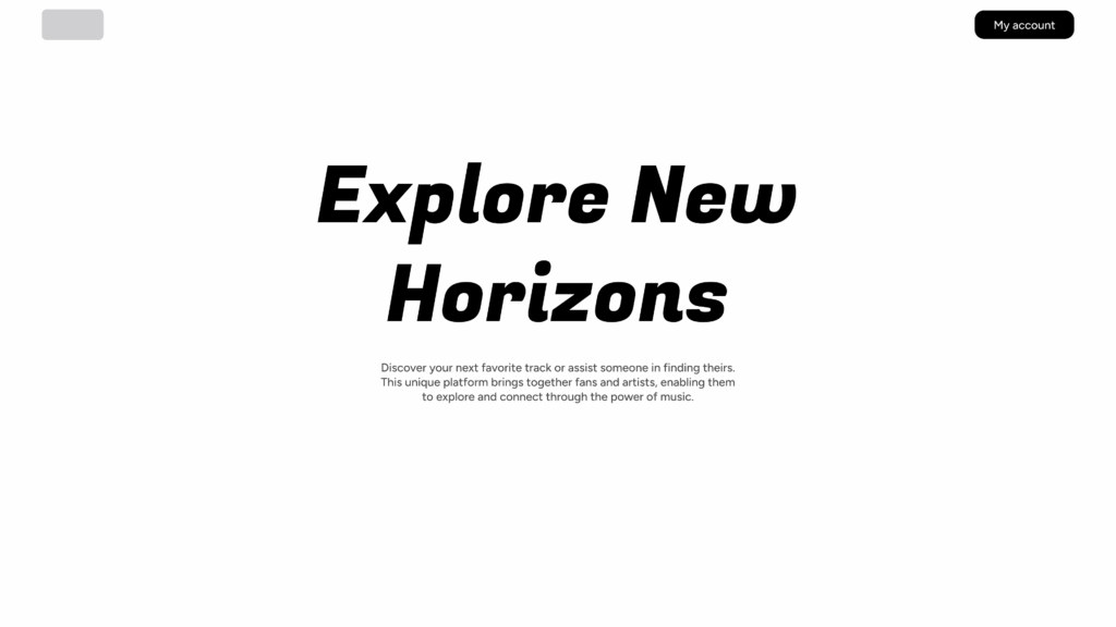 Banner typographique