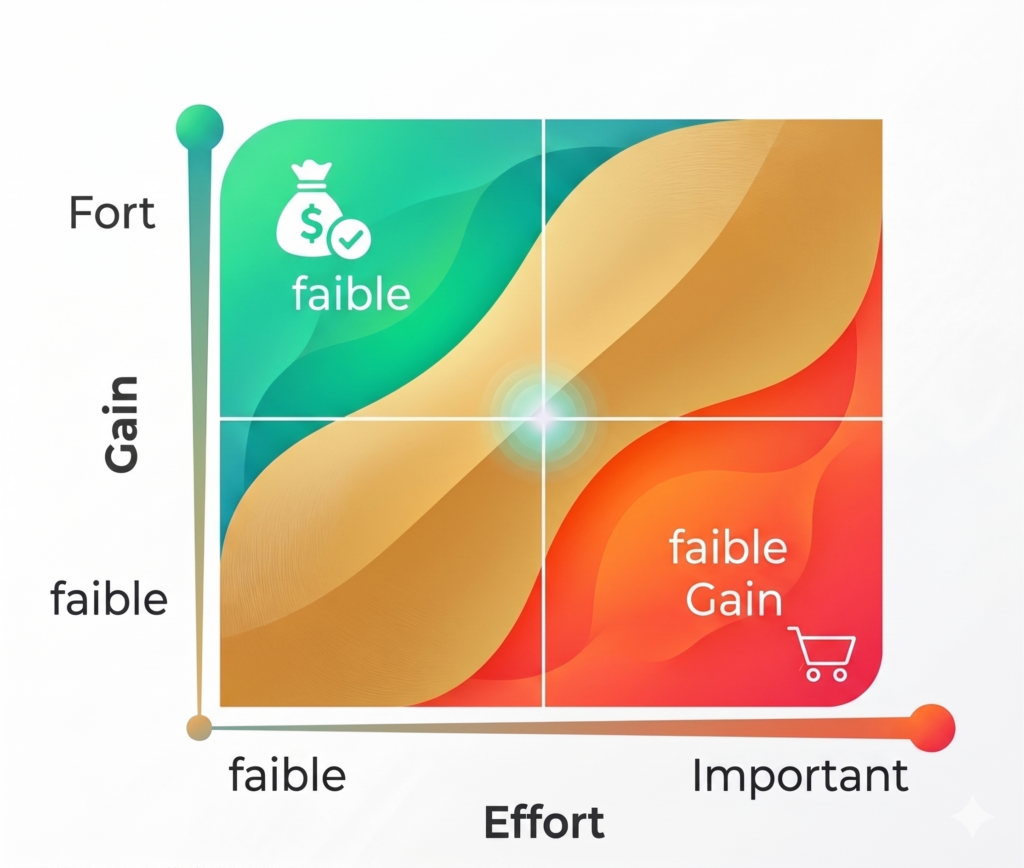 Matrice effort / Gain