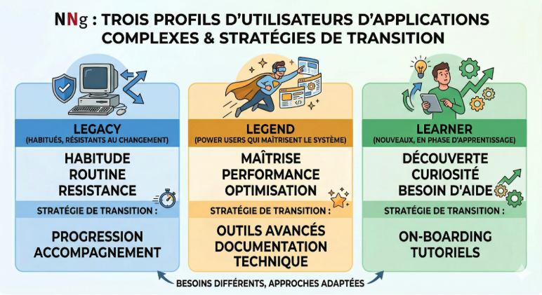 NNg profils utilisateurs applications