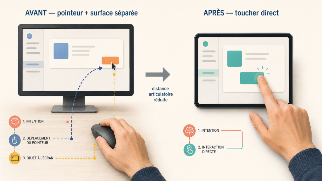 distance articulatoire ux