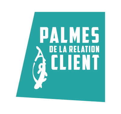 Palmes relation client Logo des "Palmes de la relation client".